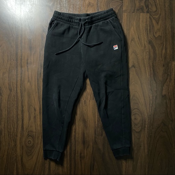 Small Black Fila Joggers - Picture 3 of 3